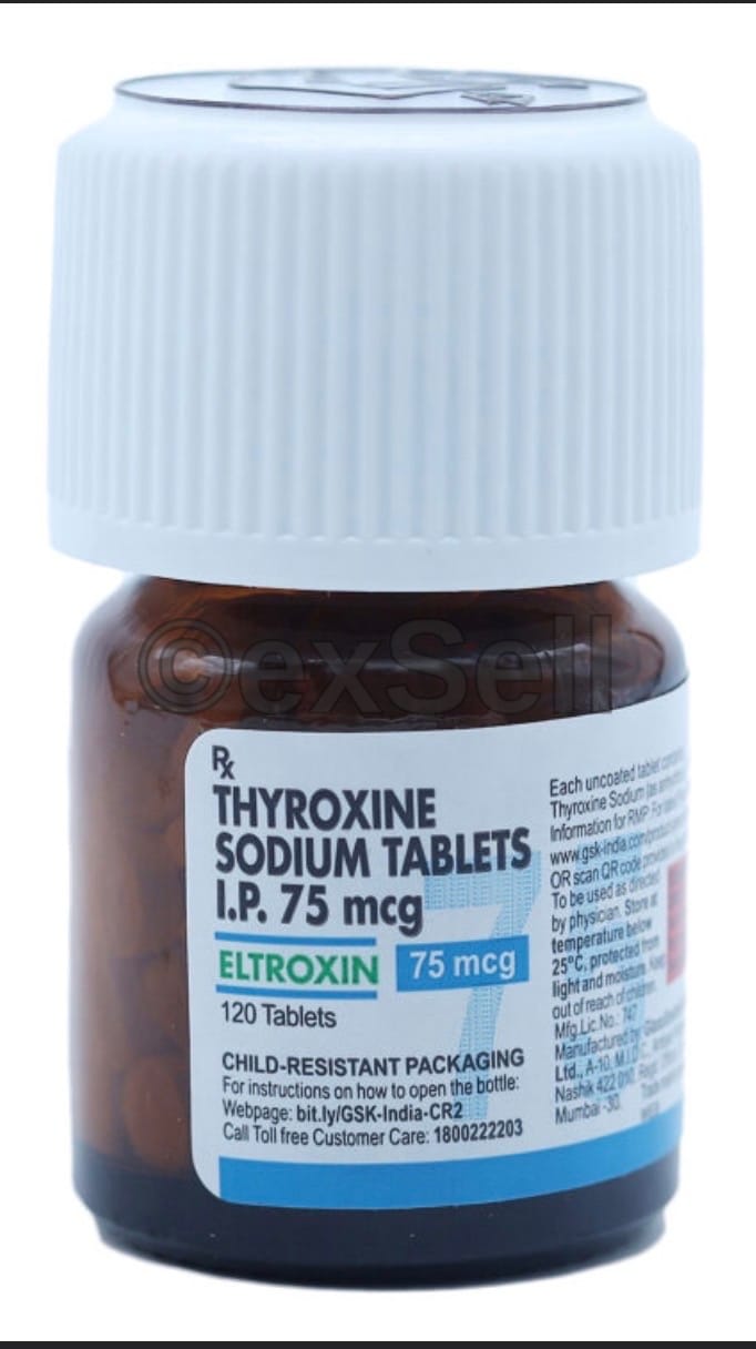 Eltroxin 75mcg Tablet 75mcg Tablet – Thyroxine (75mcg)