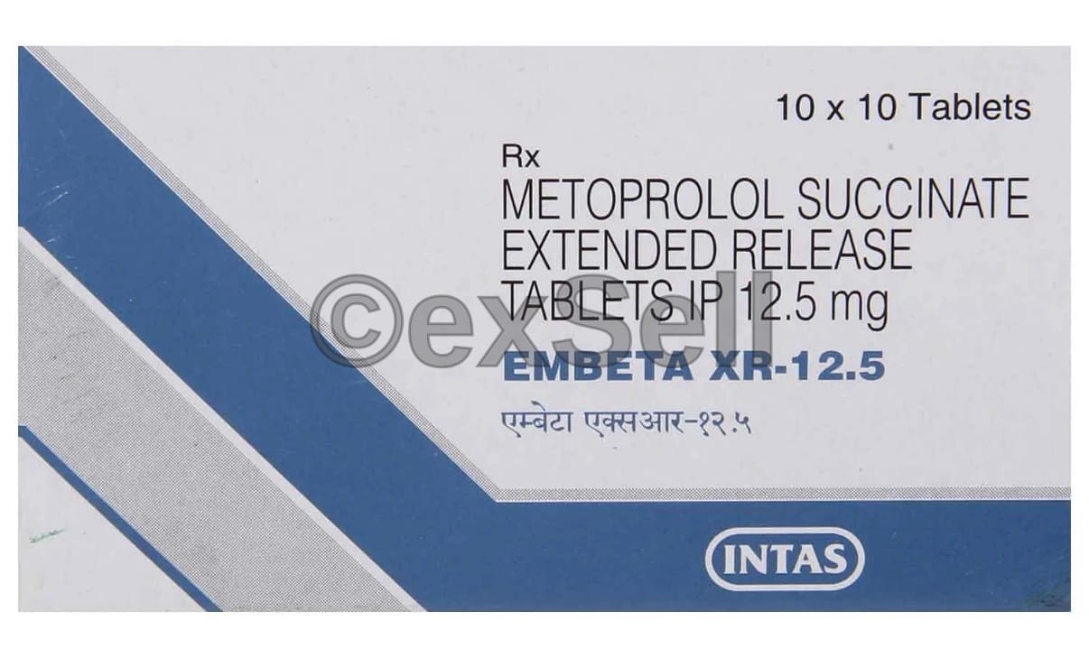 Embeta XR 12.5 Tablet 11.8mg Tablet – Metoprolol Succinate (11.8mg)