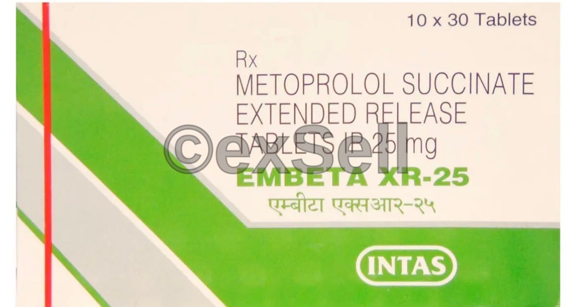 Embeta XR 25 Tablet 23.75mg Tablet – Metoprolol Succinate (23.75mg)