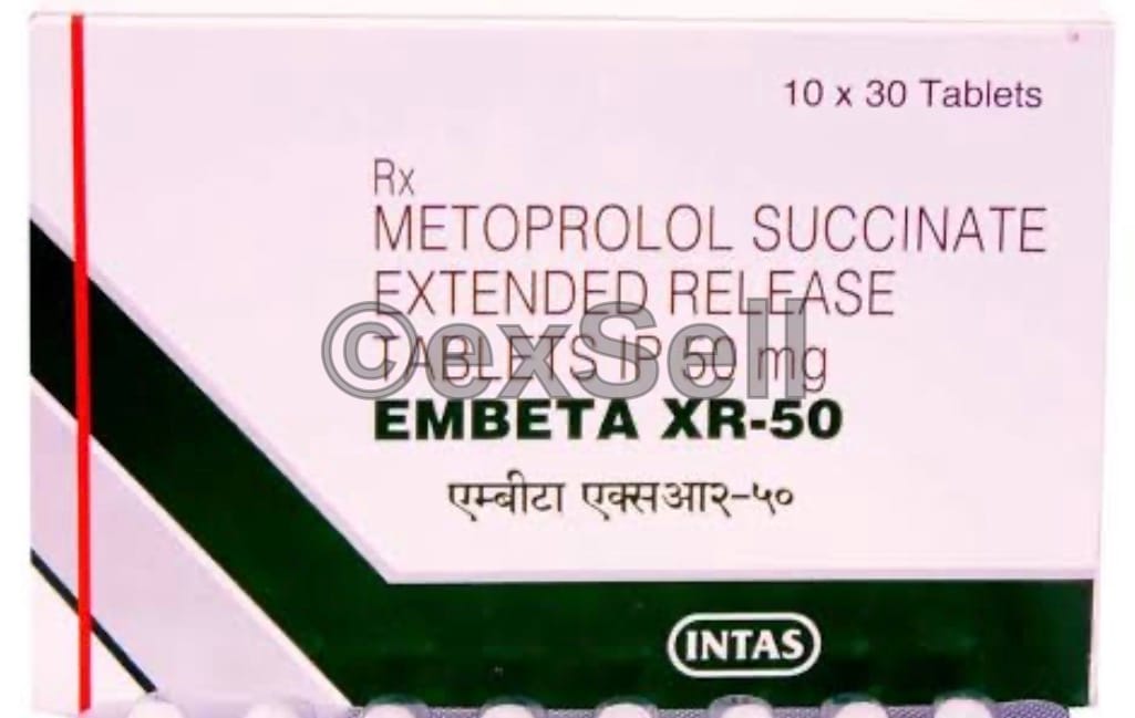 Embeta XR 50 Tablet 47.5mg Tablet – Metoprolol Succinate (47.5mg)