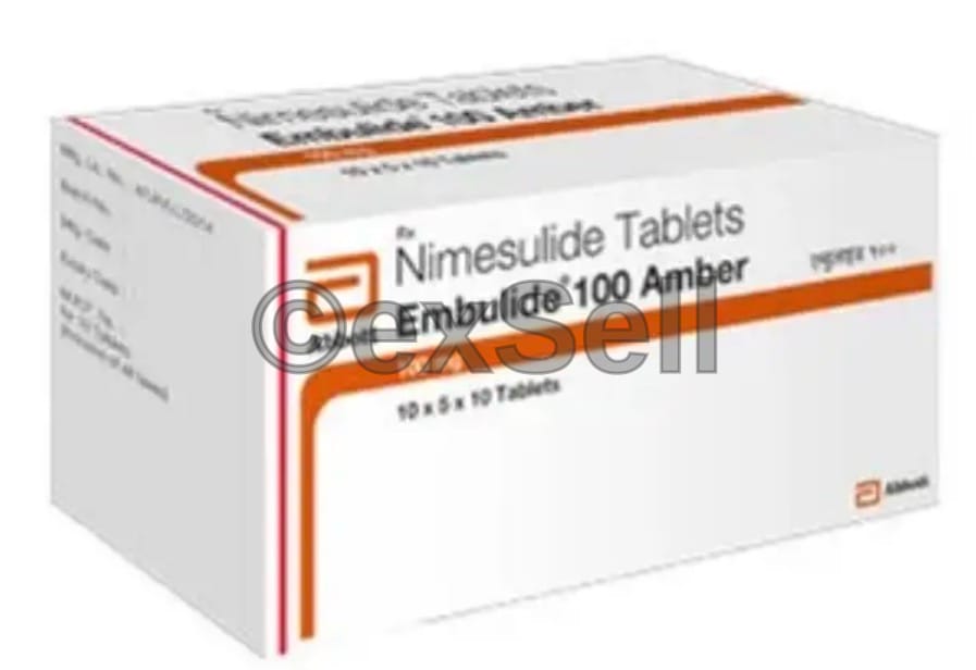 Embulide 100mg Tablet 100 mg Tablet – Nimesulide (100mg)