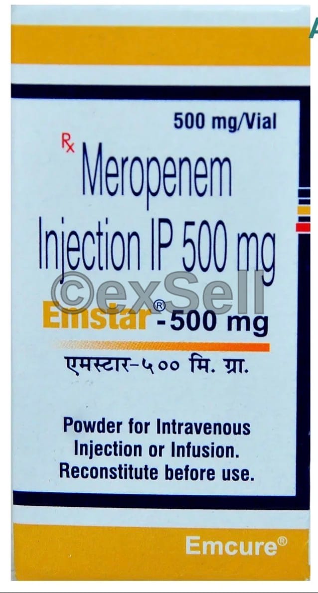 Emstar 500mg Injection 500 gm Injection – Meropenem (500mg)
