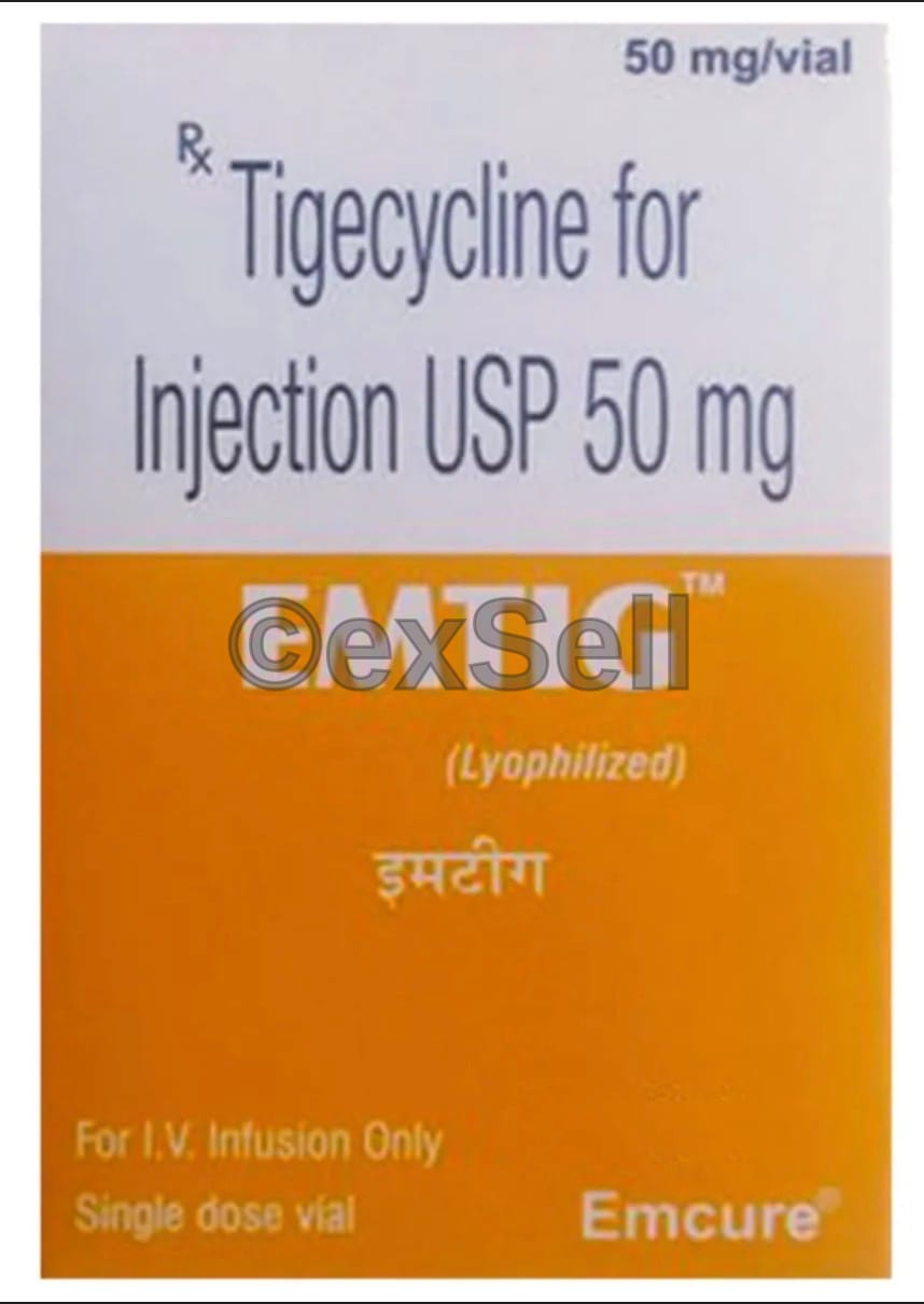 Emtig 50mg Injection 50 mg Injection – Tigecycline (50mg)