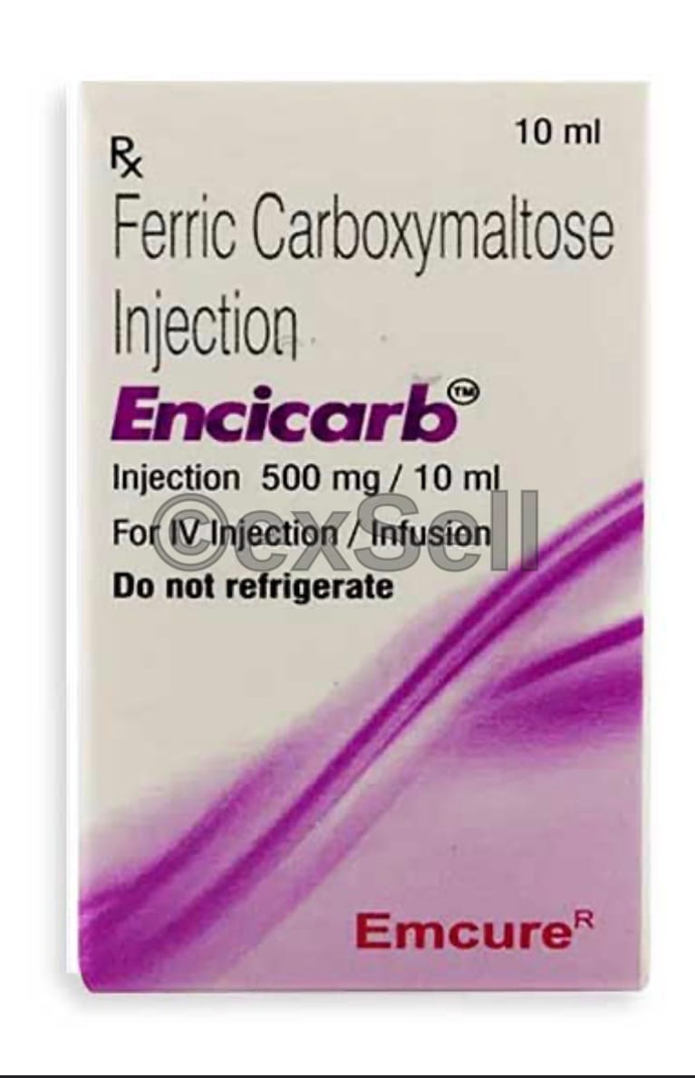 Encicarb 500mg Injection 500mg Vial – Elemental Iron (500mg)
