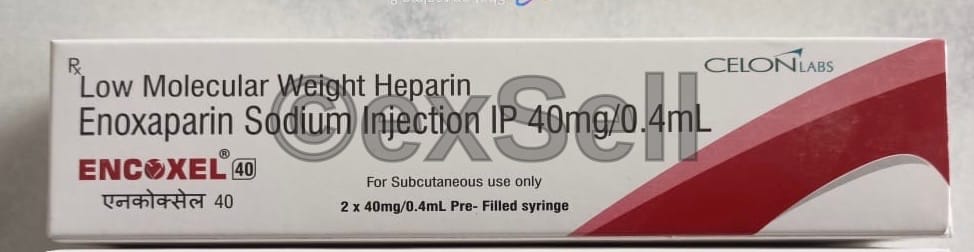 Encoxel 40mg Injection 40mg Pre-filled syringe – Enoxaparin (40mg)
