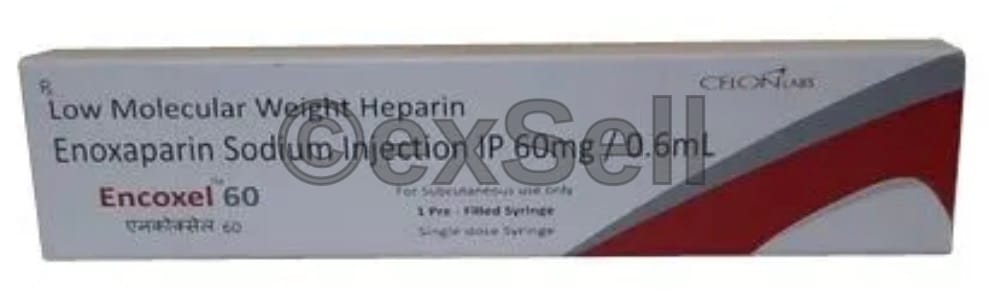 Encoxel 60mg Injection 60 mg Prefilled syringe – Enoxaparin (60mg)