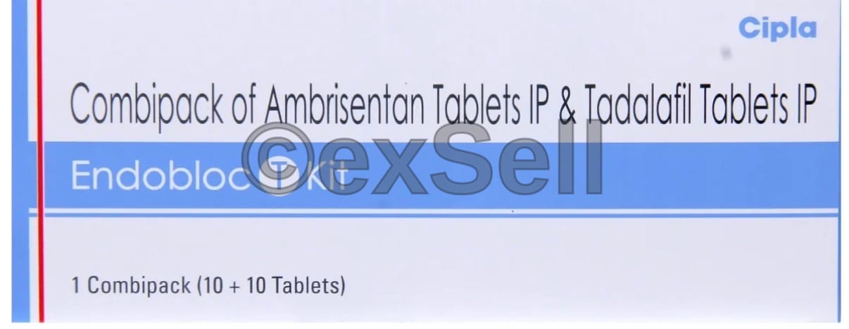 Endobloc T Tablet 5mg + 20mg Tablet – Ambrisentan (5mg) + Tadalafil (20mg)