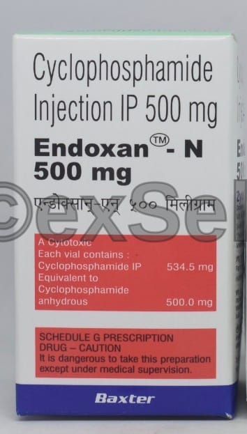 Endoxan 500mg Injection 500mg Vial – Cyclophosphamide (500mg)