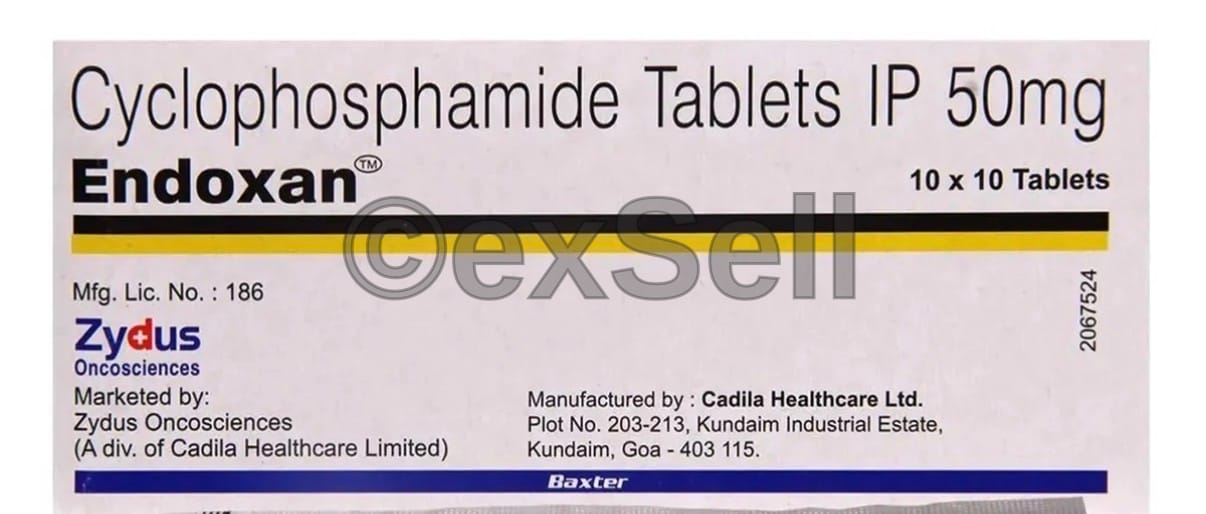 Endoxan 50mg Tablet 50mg Tablet – Cyclophosphamide (50mg)