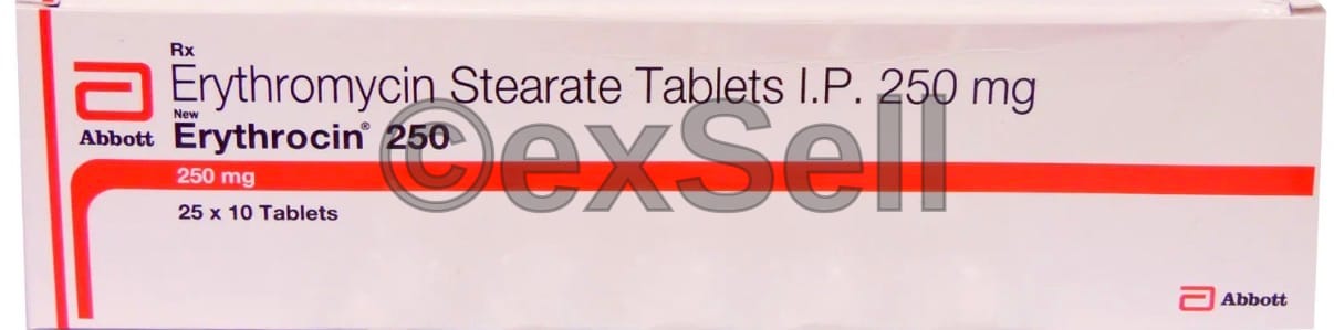 Erythrocin 250mg Tablet 250mg Tablet – Erythromycin (250mg)