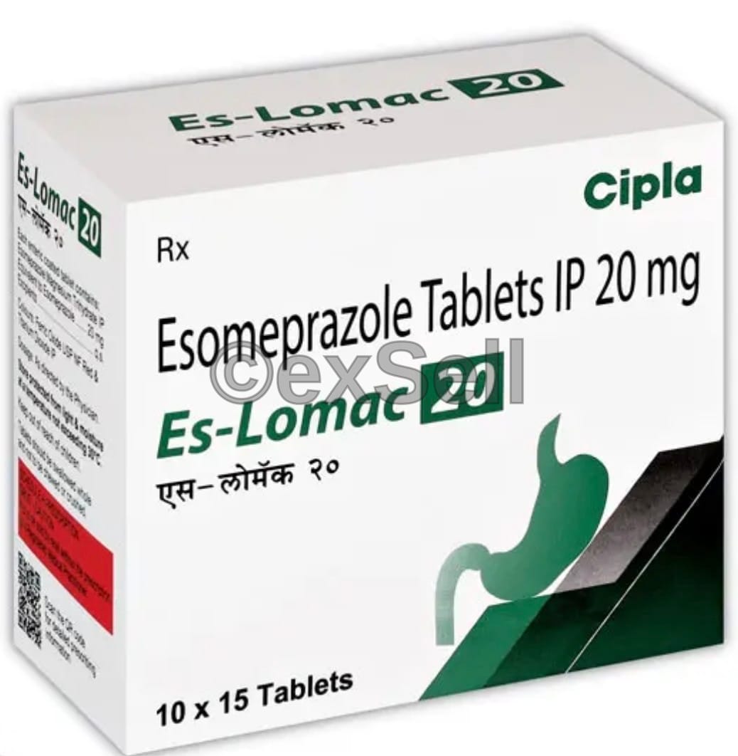 ES Lomac 20mg Tablet 20 mg Tablet – Esomeprazole (20mg)