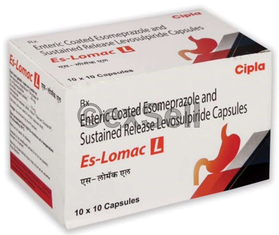 ES-Lomac L Capsule Combination Capsule – Levosulpiride (75mg) + Esomeprazole (40mg)