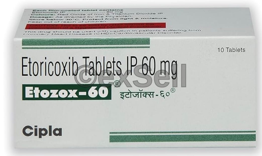 Etozox 60mg Tablet 60 mg Tablet – Etoricoxib (60mg)