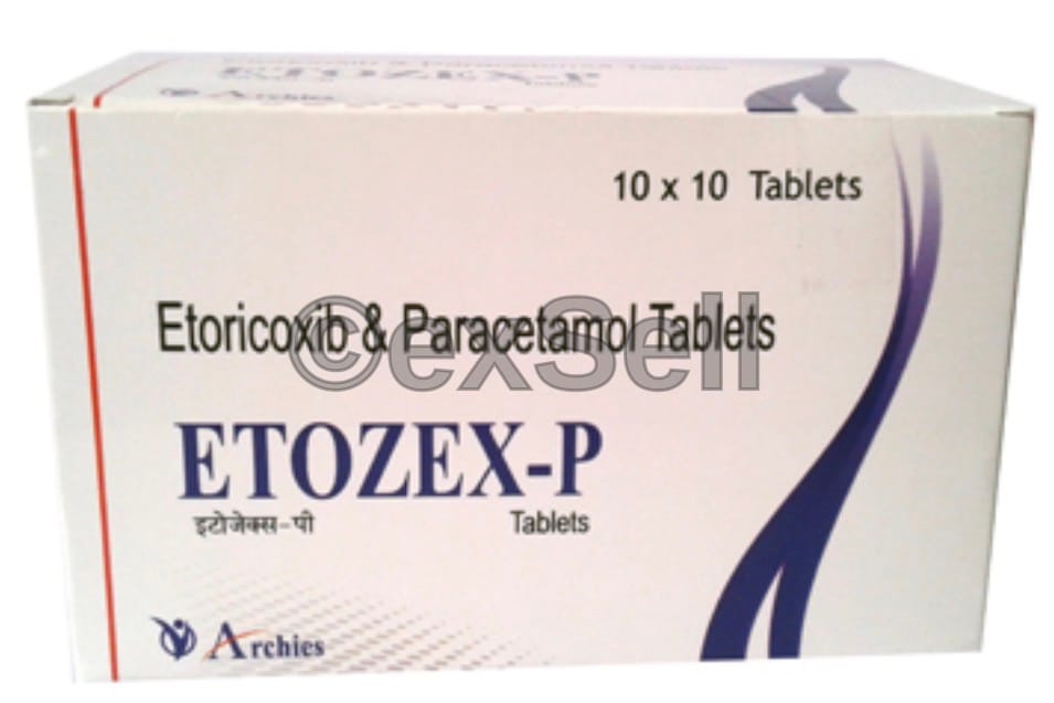 Etozex P 60mg/325mg Tablet Combination Tablet – Etoricoxib (60mg) + Paracetamol (325mg)