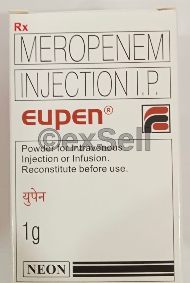 Eupen 1000mg Injection 1000 mg Injection – Meropenem (1000mg)
