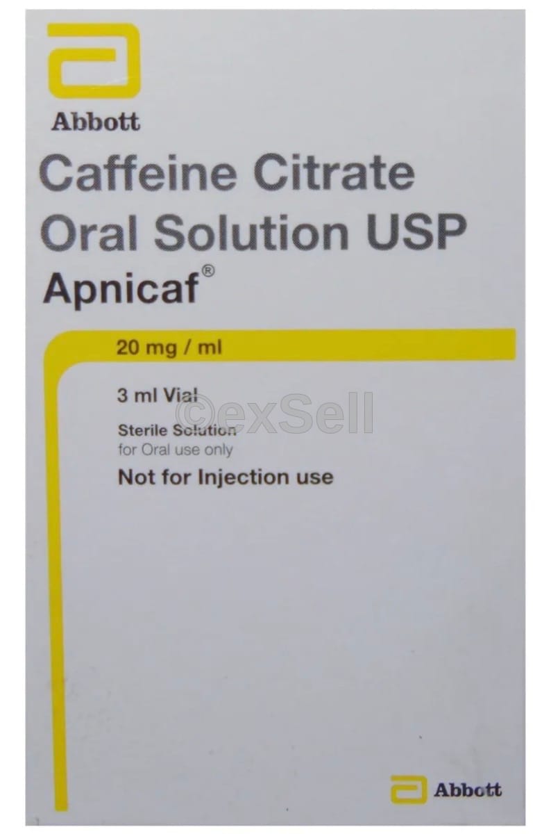 Apnicaf Oral Solution 20 mg Oral Solution – Caffeine (20mg/ml)