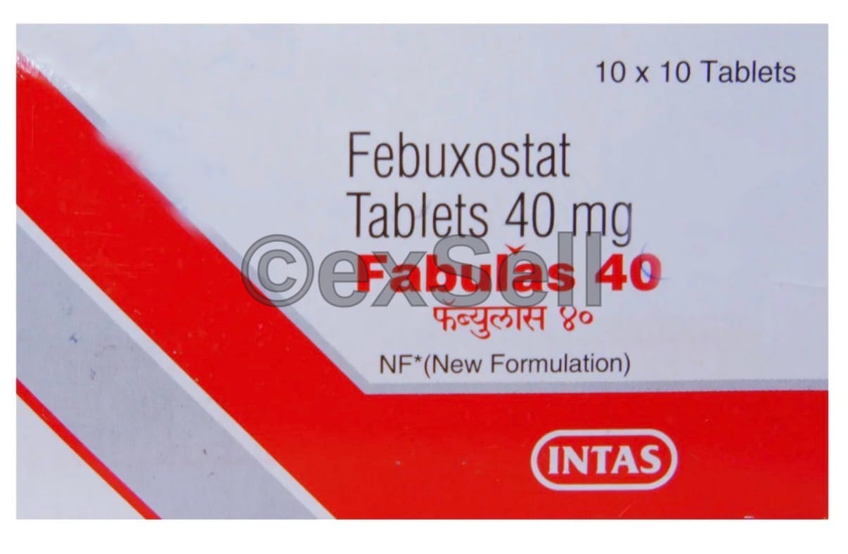 Fabulas 40mg Tablet 40mg Tablet – Febuxostat (40mg)