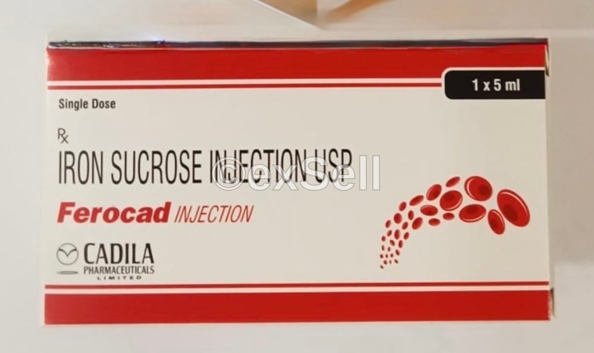 Ferocad Injection 5 mg Vial – Ferrous Ascorbate + Folic Acid