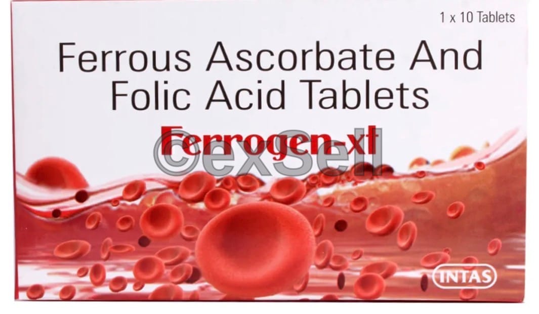 Ferrogen-XT Tablet 1.5mg + 100mg Tablet – Folic Acid / Folate(1.5 Mg)+Iron(100 Mg)
