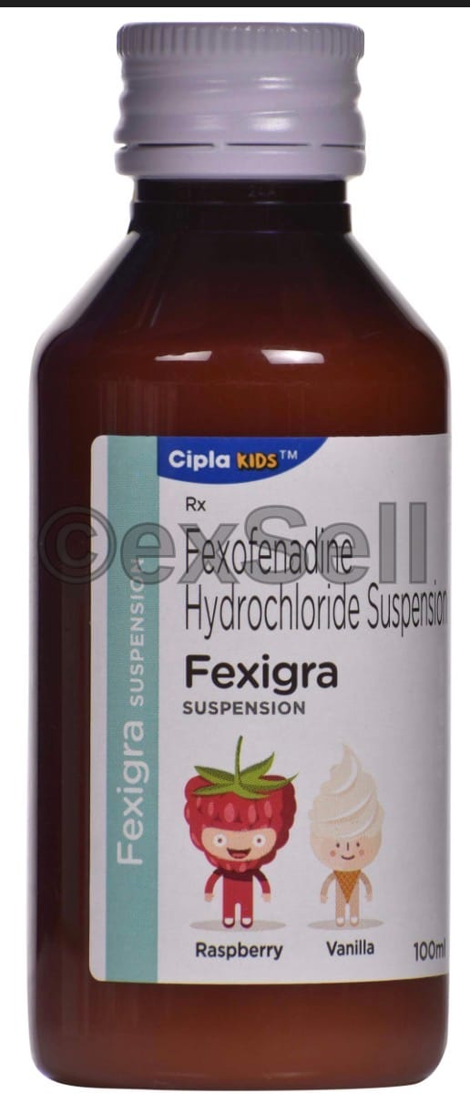 Fexigra 30mg Oral Suspension 30 mg Oral Suspension – Fexofenadine (30mg/5ml)