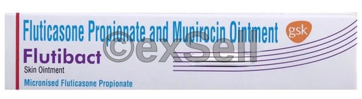 Flutibact Skin Ointment 10gm Cream – Fluticasone Propionate & Mupirocin
