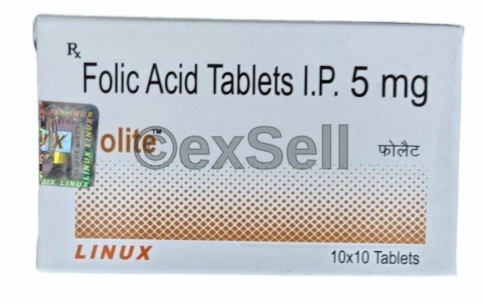 Folite 5mg Tablet 5mg Tablet – Folic Acid (5mg)