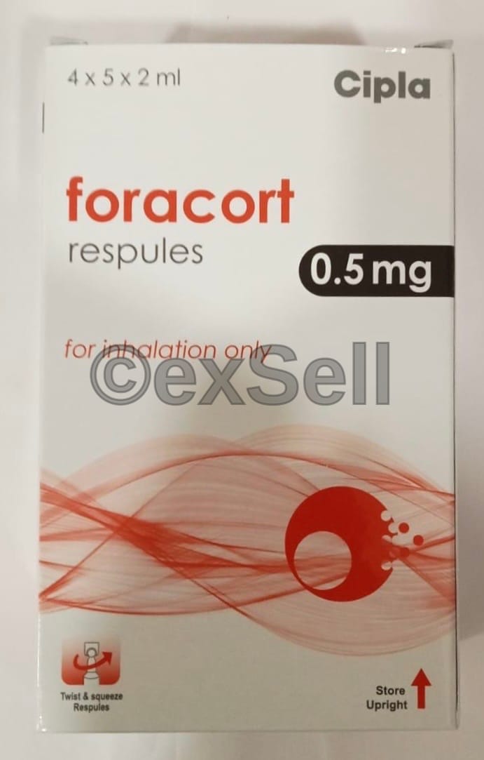 Foracot Repsules 0.5 mg Repsules – Formoterol (20mcg/2ml) + Budesonide (0.5mg/2ml)