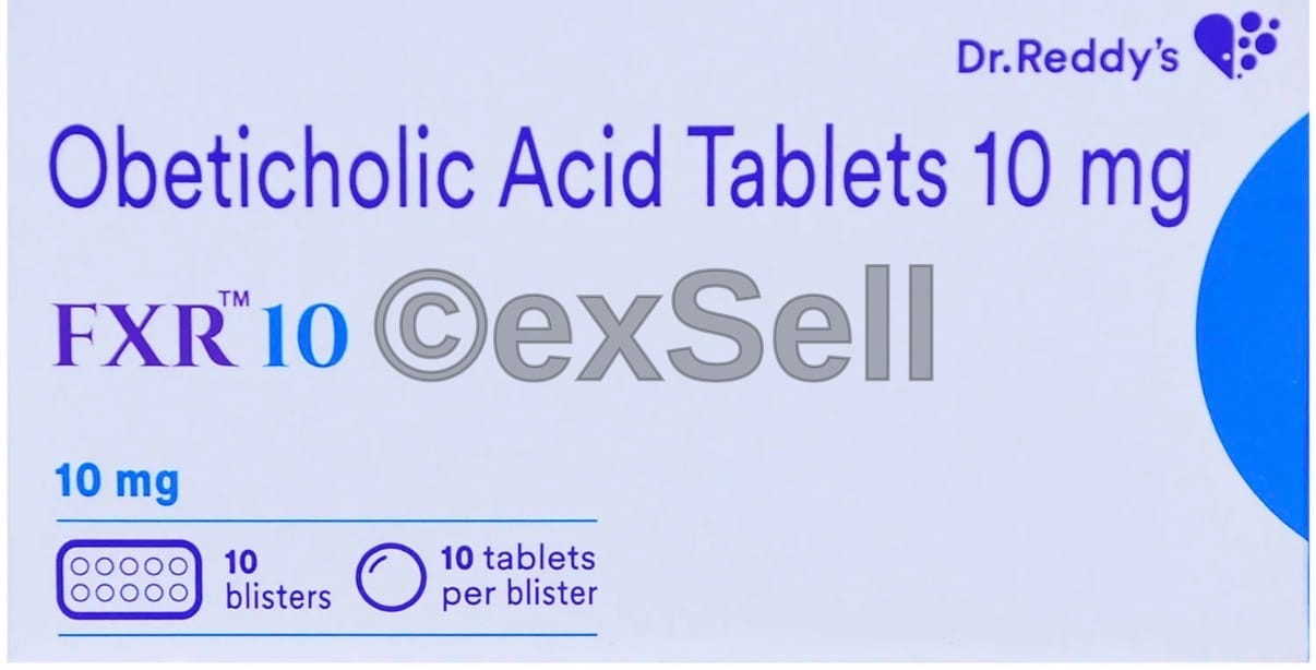 FXR 10mg Tablet 10mg Tablet – Obeticholic acid (10mg)