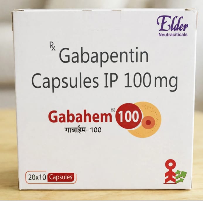 Gabahem 100 (Gabapentin 100mg) 100mg Capsules – ExSell Laboratories
