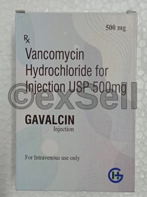 Gavalcin 500 mg Injection 500mg Vial – Vancomycin (500mg)