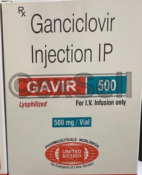 Gavir 500mg Injection 500mg Vial – Ganciclovir (500mg)