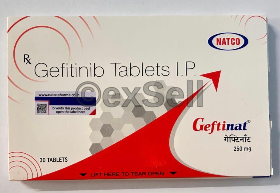 Geftinat 250mg Tablet 250mg Tablet – Gefitinib (250mg)
