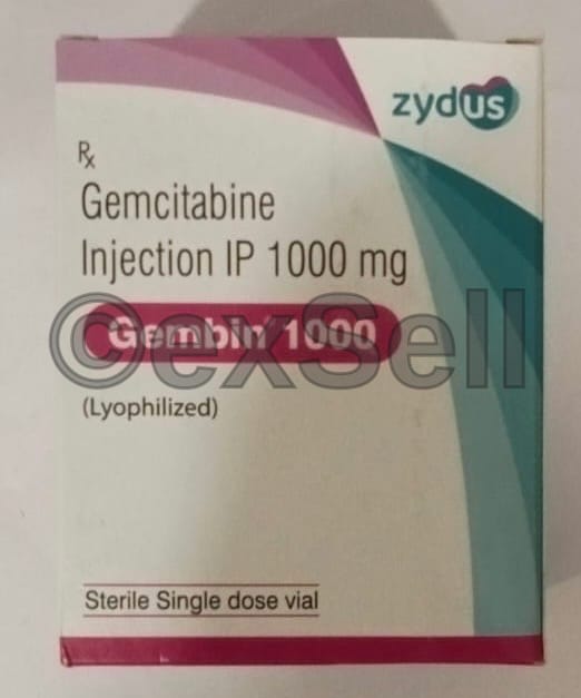 Gembin 1000 mg Injection 1000 mg Injection – Gemcitabine (1gm)