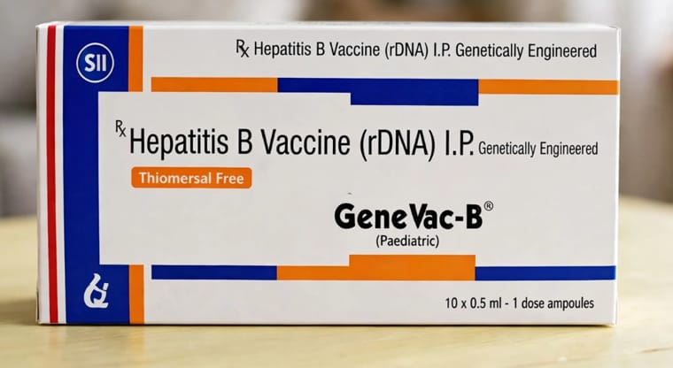 GeneVac-B Paediatric Vaccine (Hepatitis B Vaccine (rDNA) (10mcg)) 10mcg/0.5ml Vial – ExSell Laboratories
