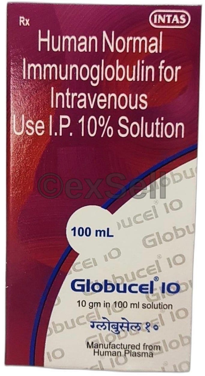 Globucel 10 Solution for Infusion 10% Infusion – Human Normal Immunoglobulin (10%)