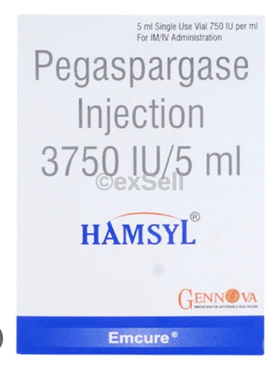 Hamsyl Injection 3750IU Vial – Pegaspargase (3750IU)