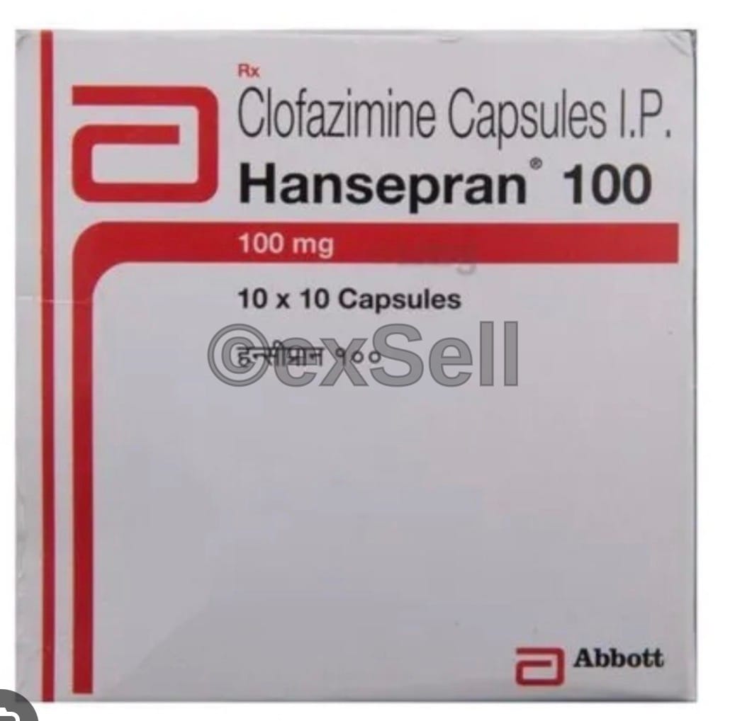 Hansepran 100mg Capsule 100mg Capsule – Clofazimine (100mg)