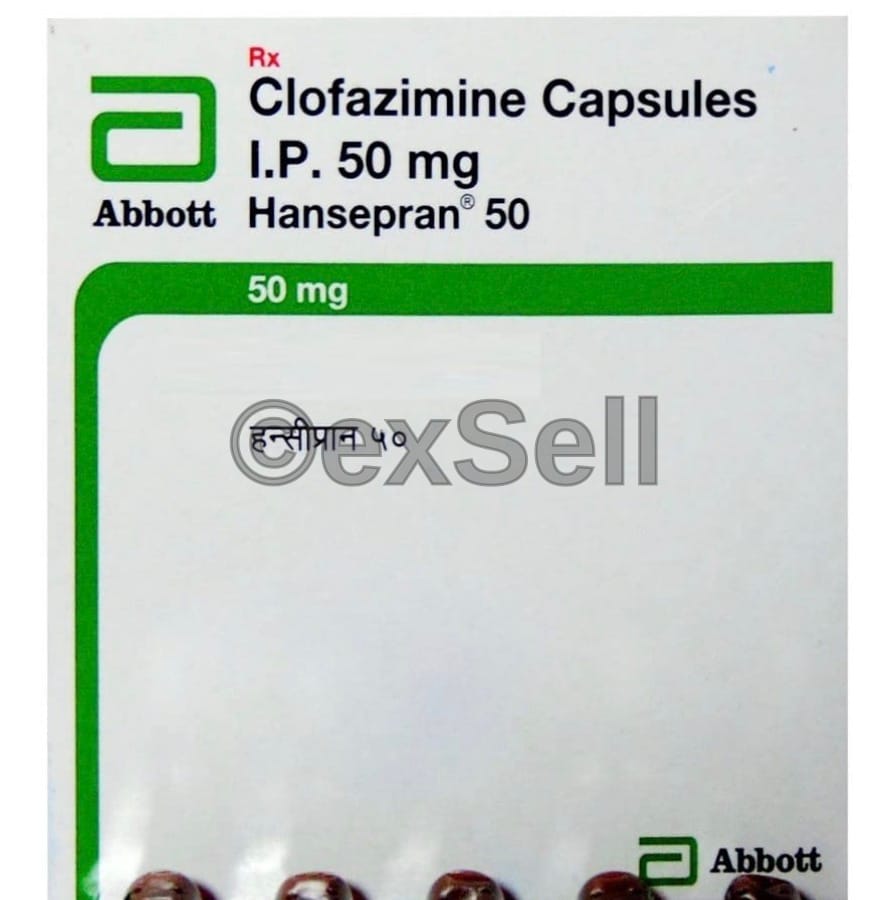 Hansepran 50mg Capsule 50mg Caspule – Clofazimine (50mg)