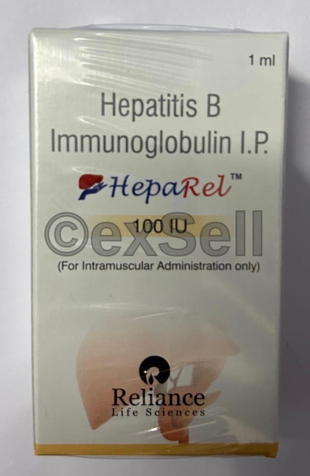 Heparel 100IU Injection 100IU Vial – Hepatitis B Vaccine (rDNA) (100IU)