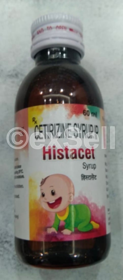 Histacet Syrup 5 mg Syrup – Cetirizine (5mg)