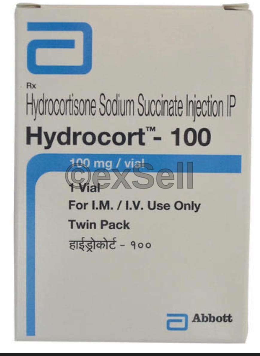 Hydrocort 100mg Injection 100 mg Injection – Hydrocortisone (100mg)