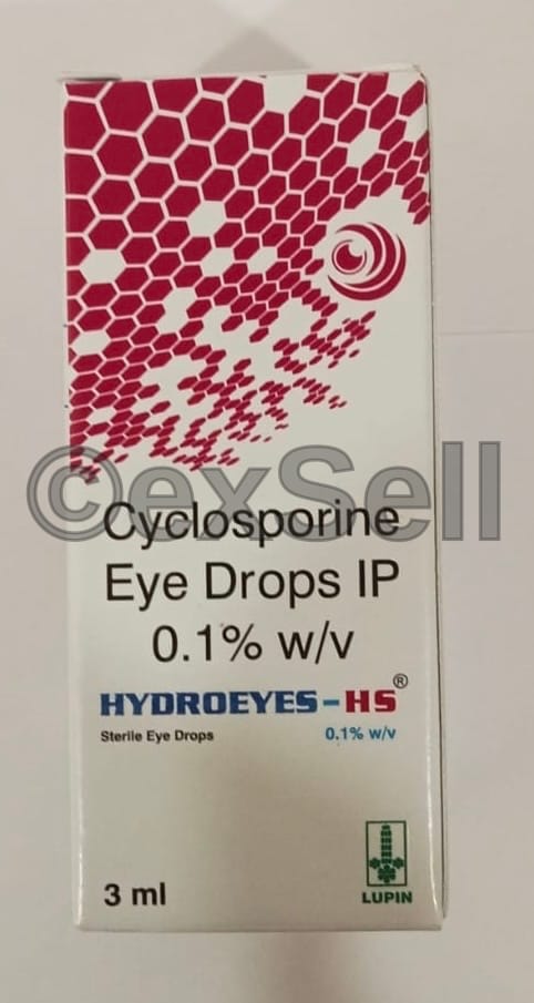 Hydroeyes HS Eye Drop 0.1 % Eye Drop – Ciclosporin (0.1%)