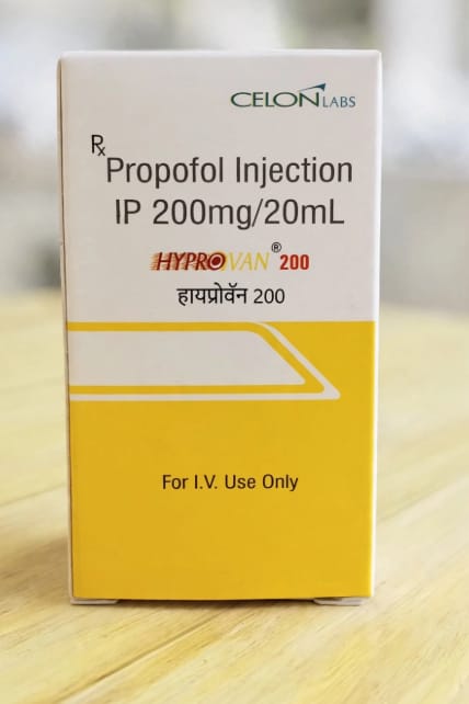 Hyprovan 200mg Injection 200mg Injection – Propofol (200mg)