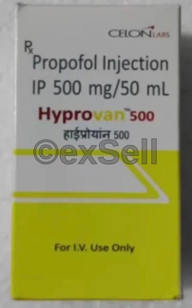 Hyprovan 500 Injection 500mg Injection – Propofol -500MG