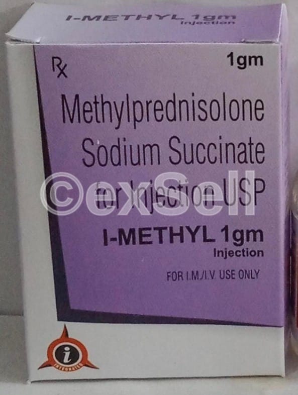 I-Methyl 500mg Injection 500mg Vial – Methylprednisolone (500mg)