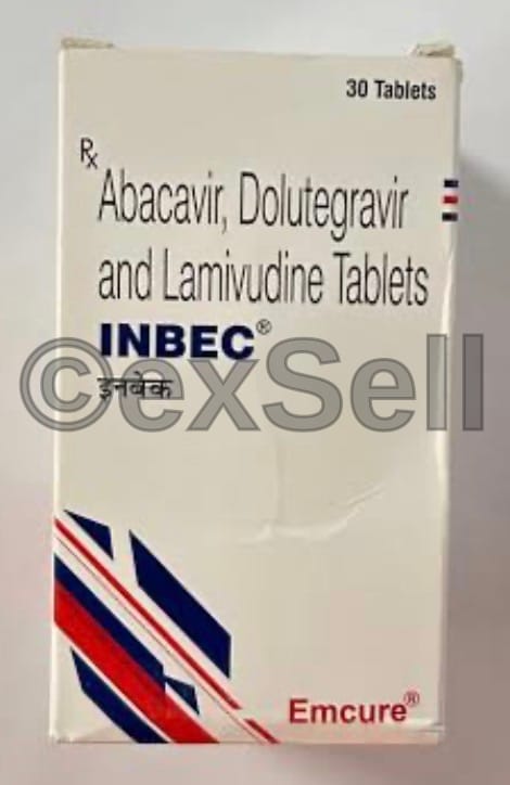 Inbec Tablet 600mg + 50mg+300mg Tablet – Abacavir (600mg) + Dolutegravir (50mg) + Lamivudine (300mg)