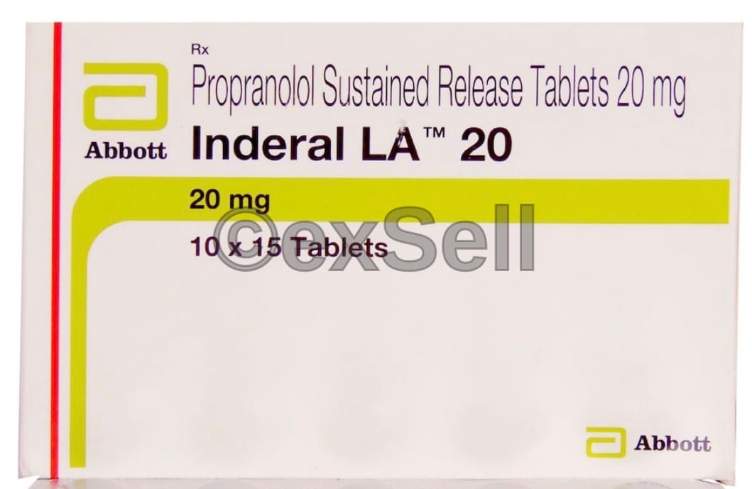 Inderal LA 20 Tablet 20mg Tablet – Propranolol (20mg)