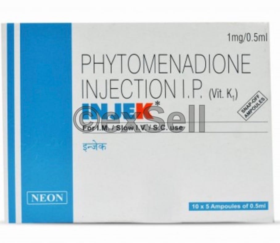 Injek 1mg Injection 1mg Vial – Phytomenadione (1mg)