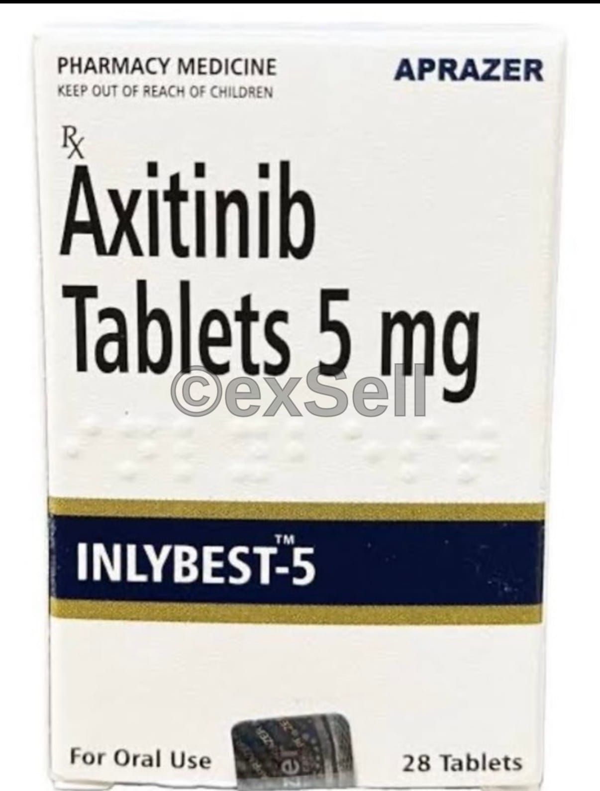 Inlybest 5mg Tablet 5 mg Tablet – Axitinib (5mg)