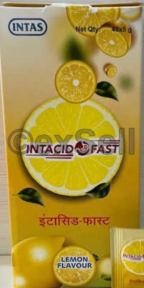 Intacid fast Combination Granuales – Svarjiksara (Shudh) + Nimbukamlam (Citrus medica) + Sodium saccharin